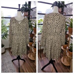 Floral Tiered Mini Dress